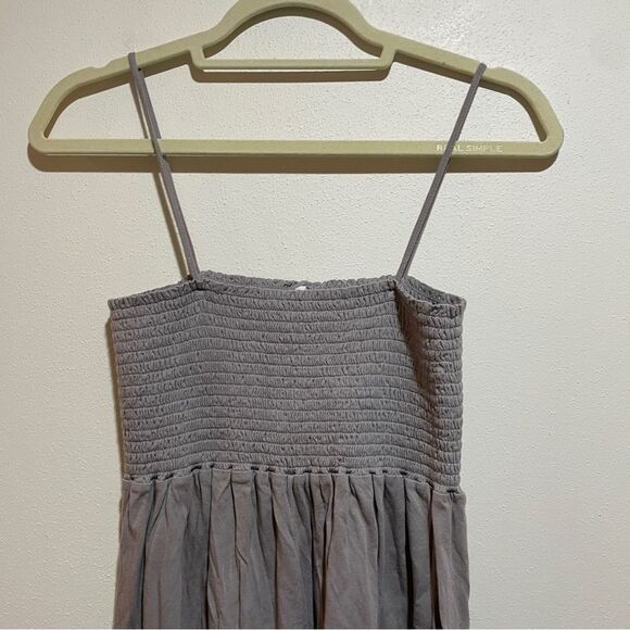 Calder Blake Small Lili Jumpsuit Anthracite Smocked Wide Leg Relaxed Fit Comfy - Picture 8 of 13